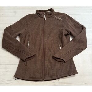 Pearl Izumi women's brown zip up sweater‎ jacket medium
